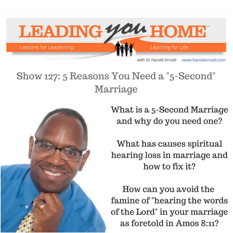 5 Reasons You Need a 5-Second Marriage